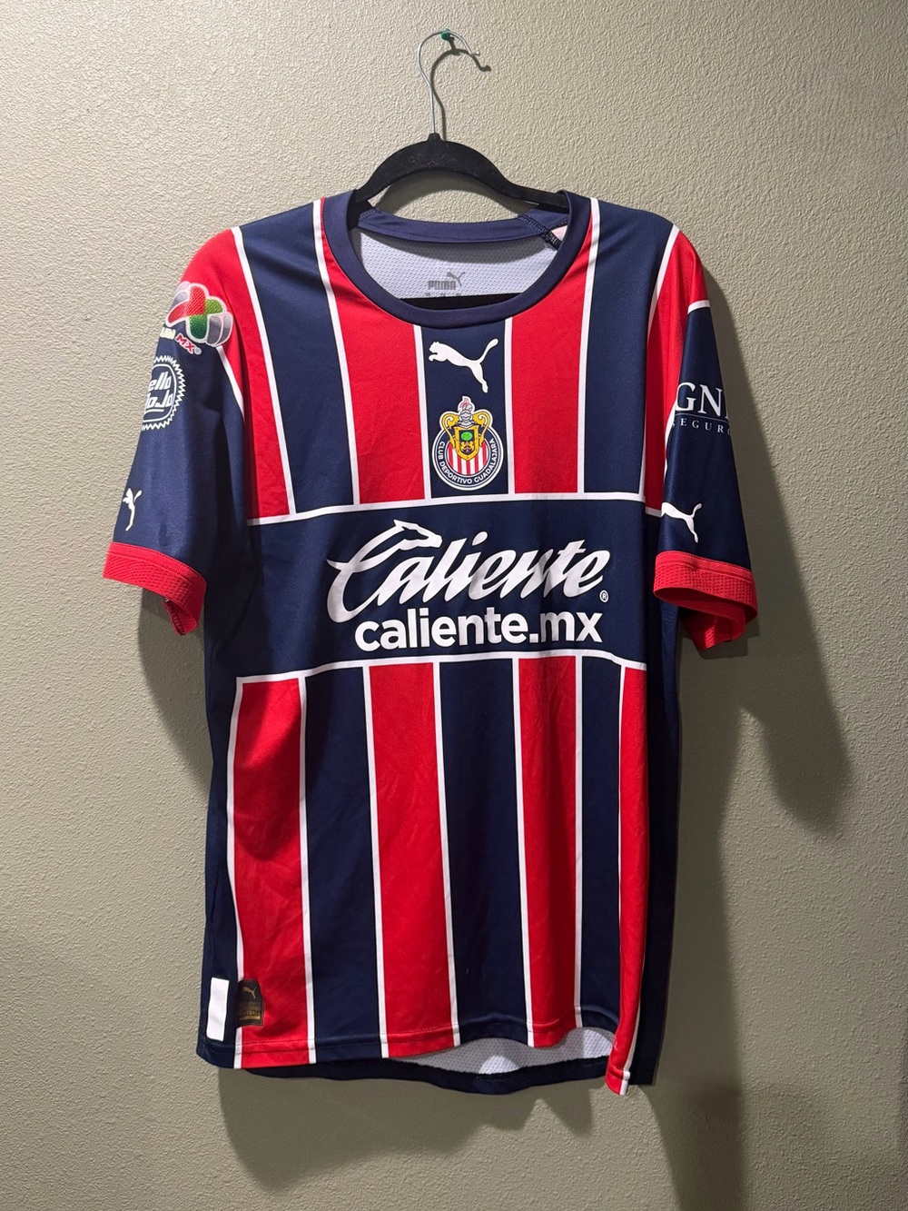 PUMA Chivas Men’s Red & Navy Soccer Jersey